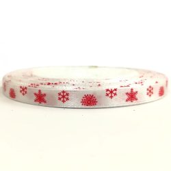 weihnachtliches-satinband-mit-schneeflocke-weiss-rot-6-mm-hobbykreativ